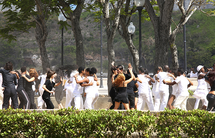 Salsa dancing in Havana, Cuba